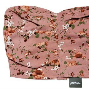 Floral Bandeau Crop Top